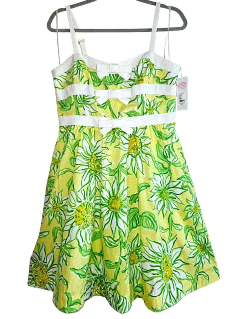 Lilly Pulitzer Cheri Dress in Limoncello/Sunbelievable NWT - Size 14 - Picture 6 of 8